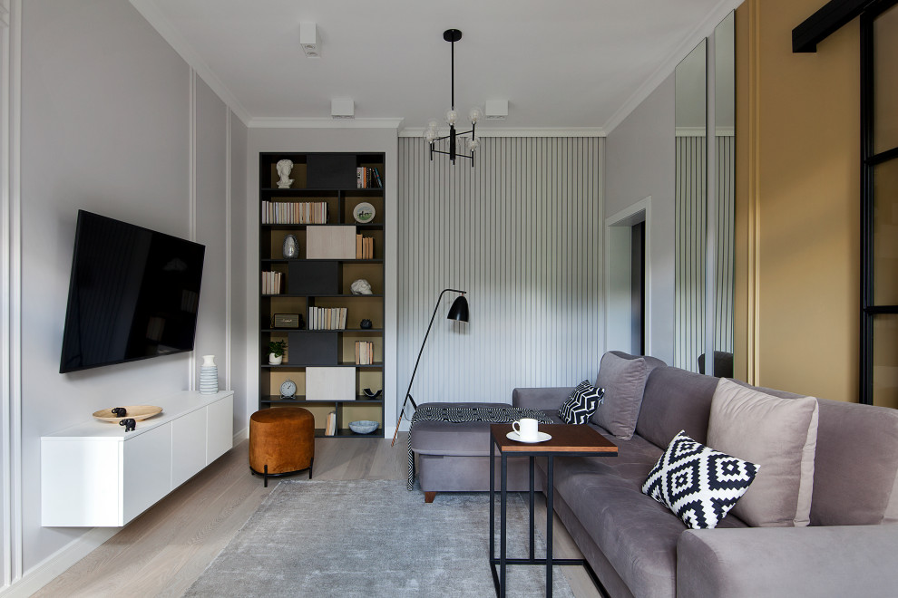 Современная классика в холостяцкой квартире