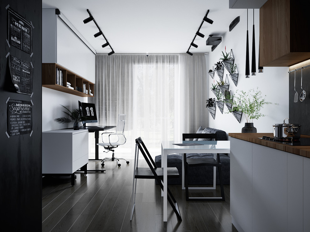 Black&White Apartment in Krakau