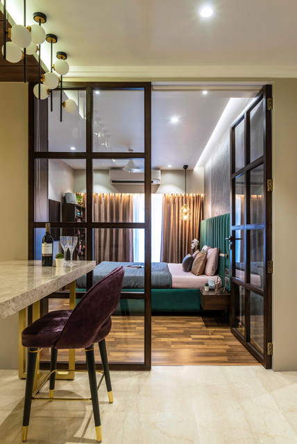 The Parisian Style Home At Bkc Modern Bedroom Mumbai