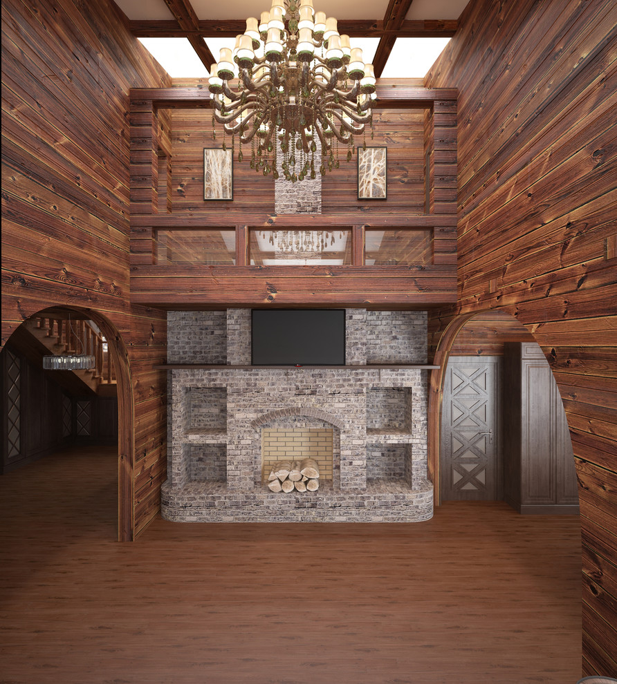 Деревянный дом в стиле "Шале" в д.Завидово Тверской области