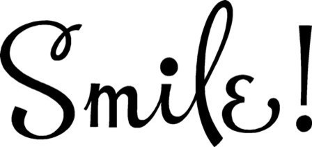 Vinyl Wall Decal ''Smile!.''