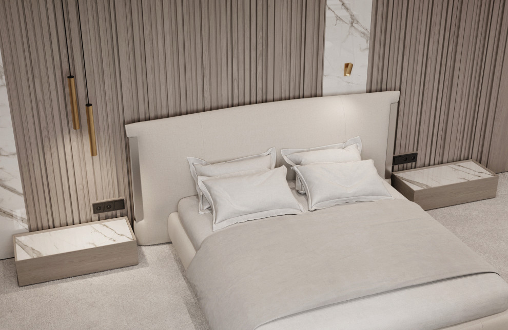 Хозяйская спальня с гардеробной, 25 кв.м