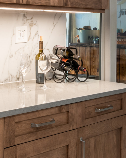 Mid Century Galley Kitchen Makeover Before & After American