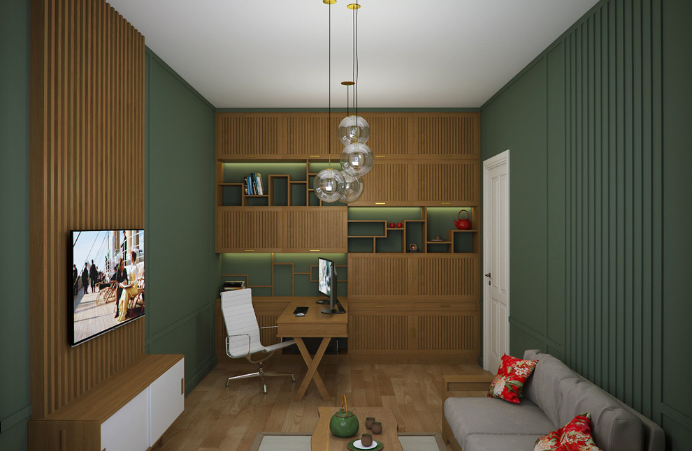 Кабинет с этническими элементами