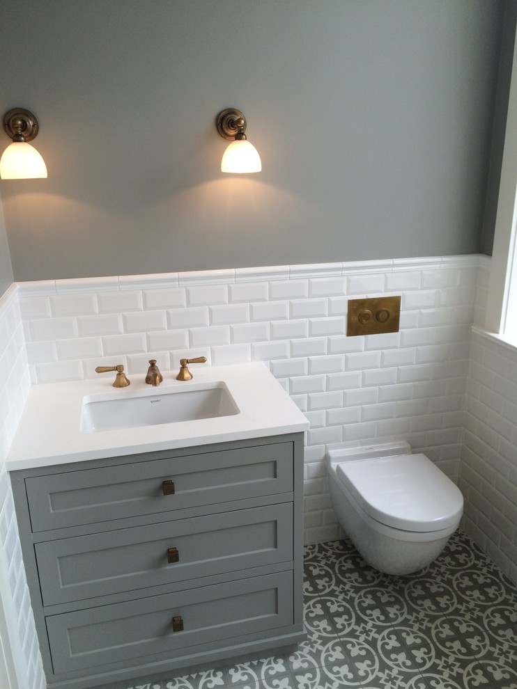 Design ideas for an eclectic bathroom in Sydney.