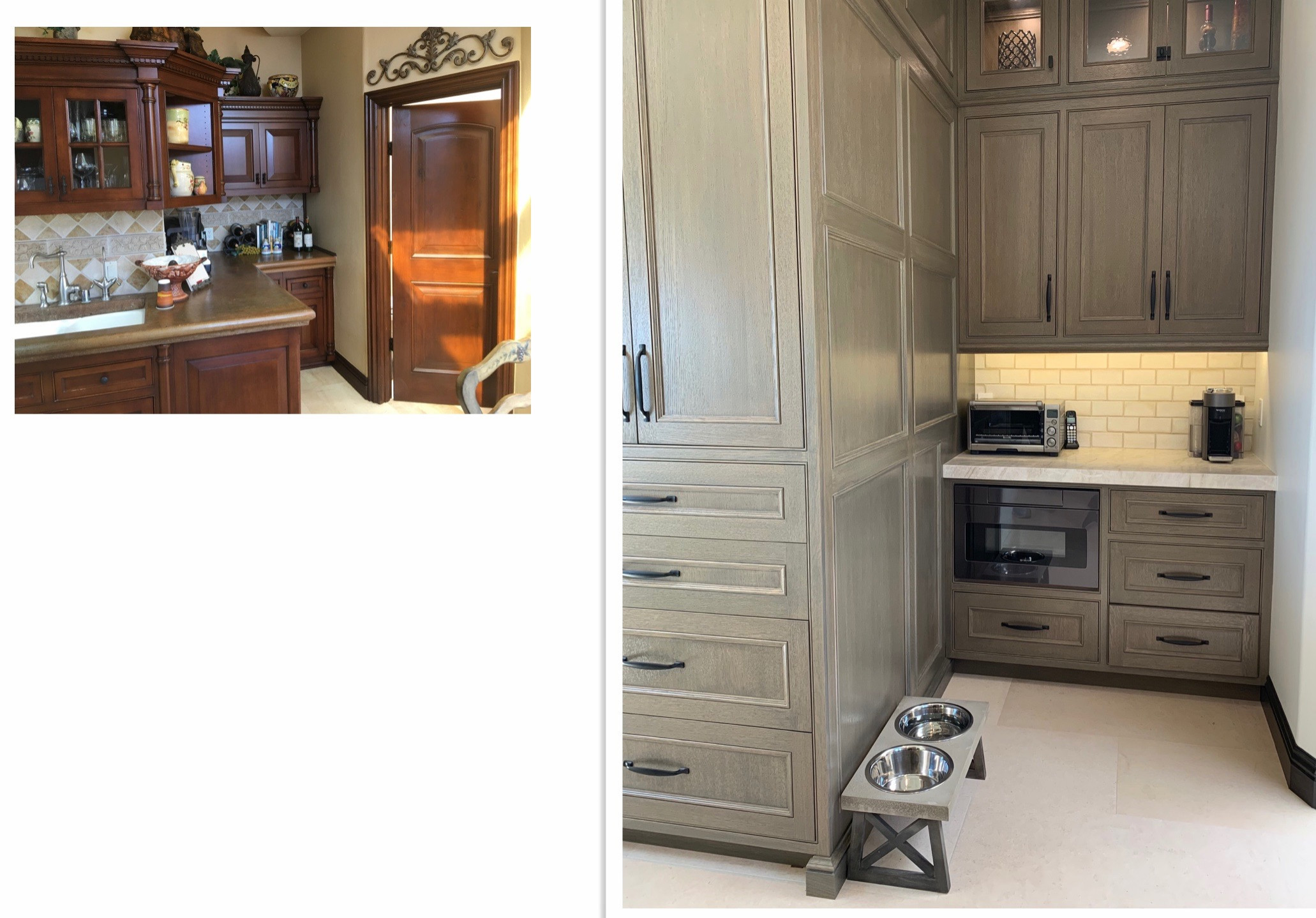 BEFORE & AFTER KITCHEN