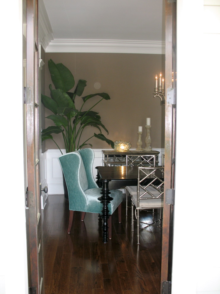 This is an example of a contemporary dining room in DC Metro.