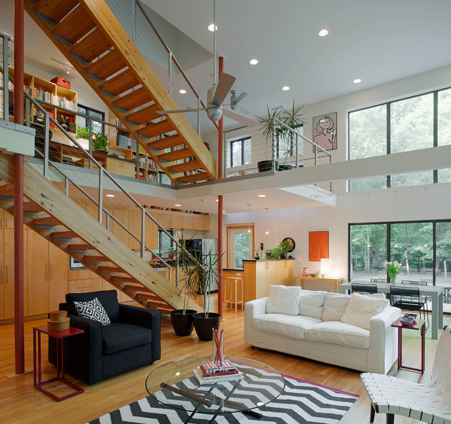 Davis Residence trendy-dagligstue