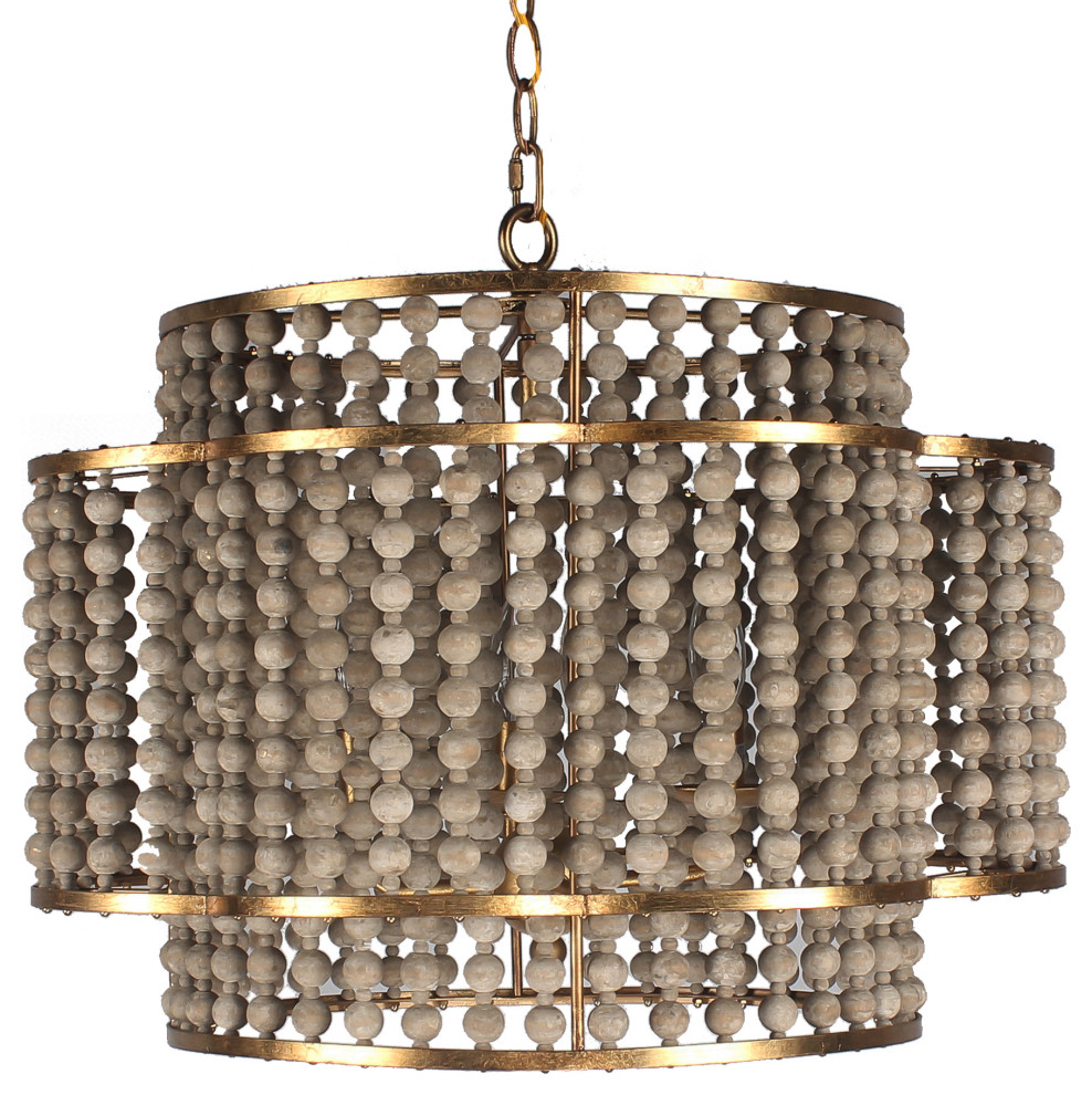 Carina Chandelier With Antique Gold finish