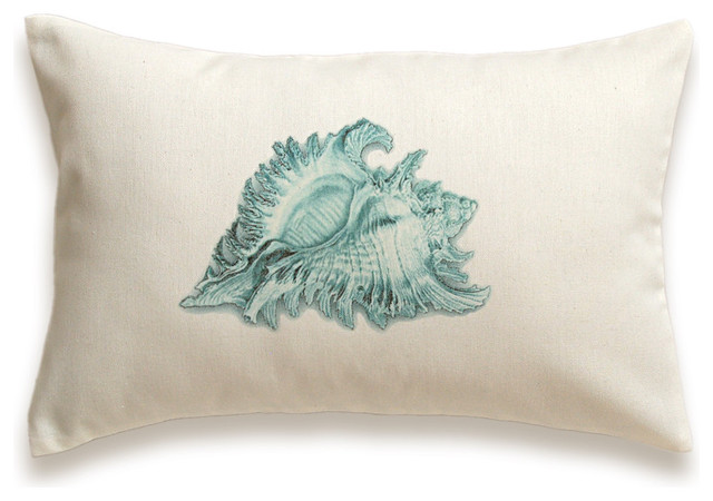 Seashell Pillow Cover 12x18