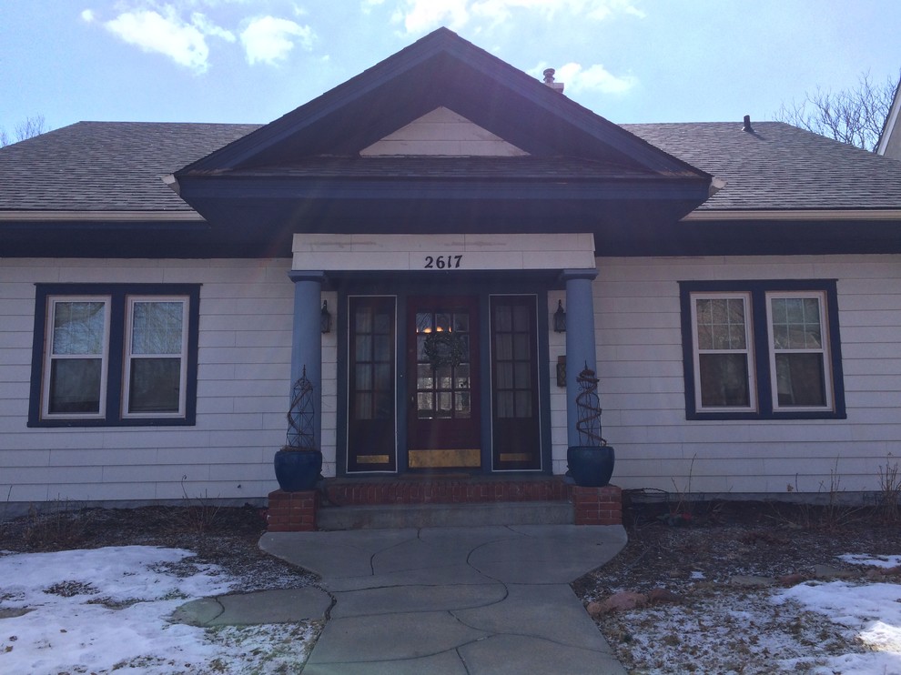 Exterior paint color, soffits same color as trim/facia or siding