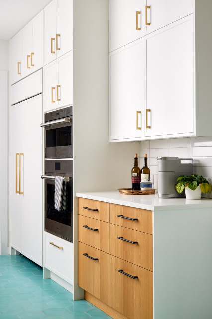 Cozy Bungalow Fix-Up in Chevy Chase, Washington DC contemporary-kitchen