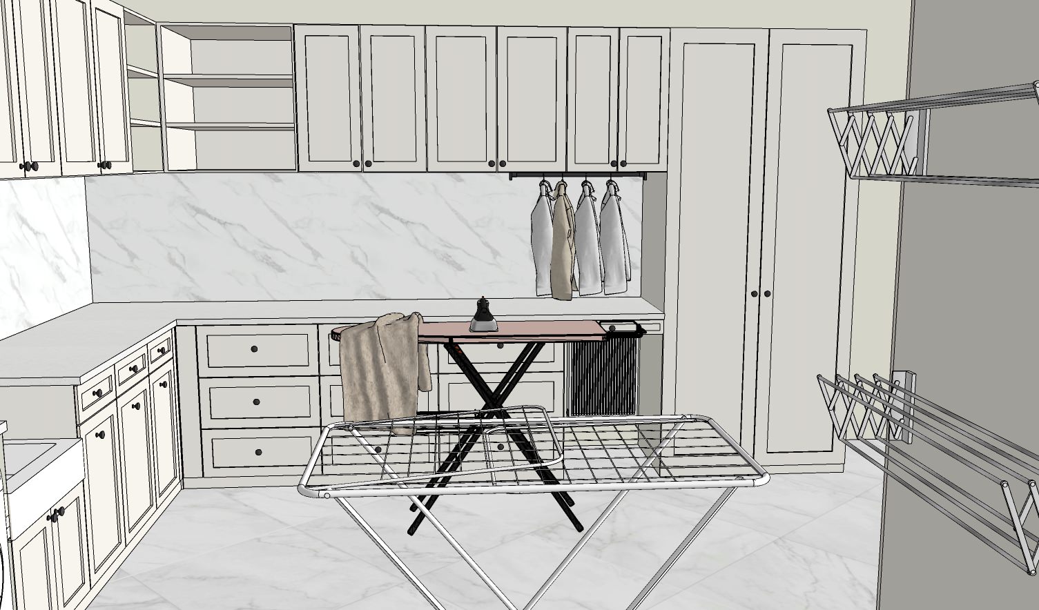 Постирочная в частном доме.