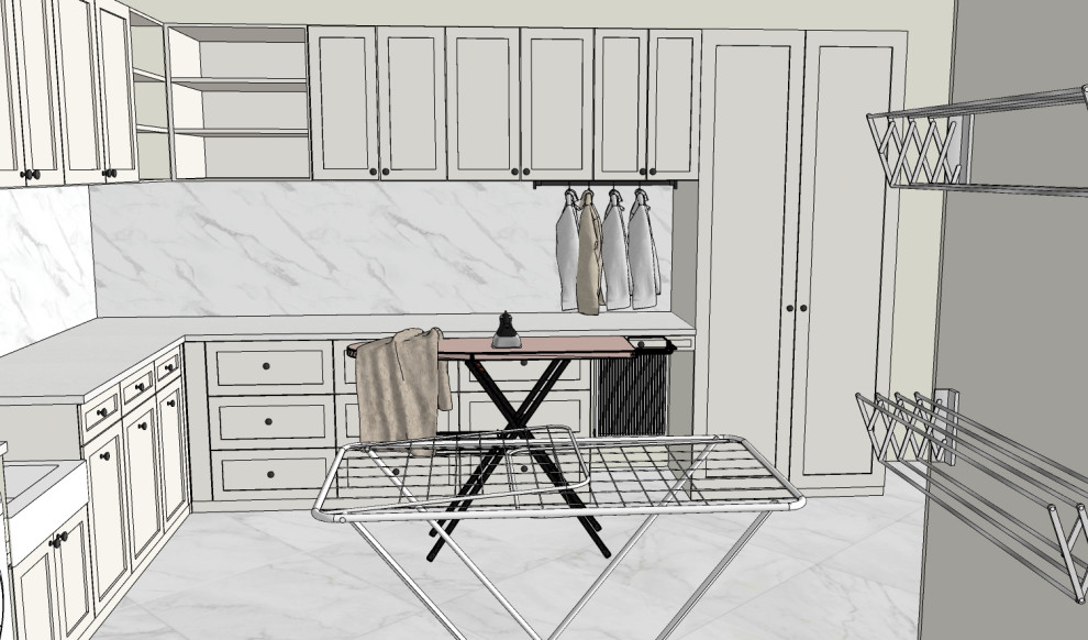 Постирочная в частном доме.