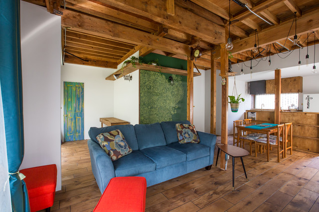 スミツグ rustic-living-room