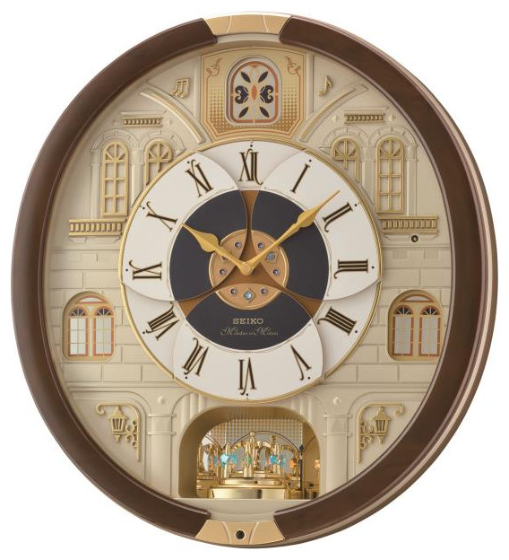 Seiko Clocks, Castle Windows Melodies, Motion - Traditional - Wall Clocks -  by Seiko Clocks | Houzz