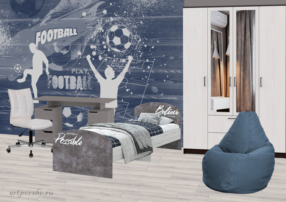 Коллажи-концепции спальных комнат