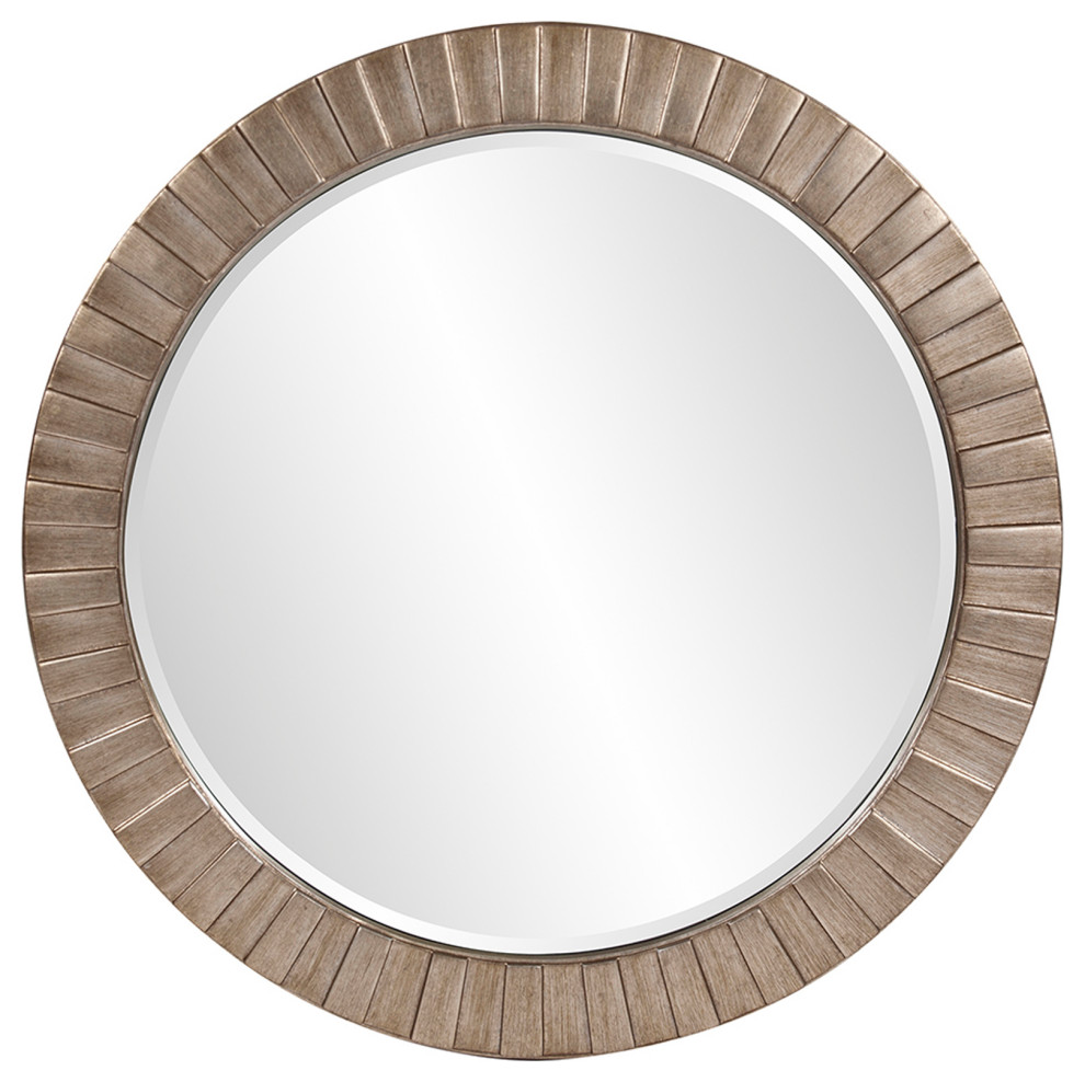 Serenity Silver Leaf Mirror