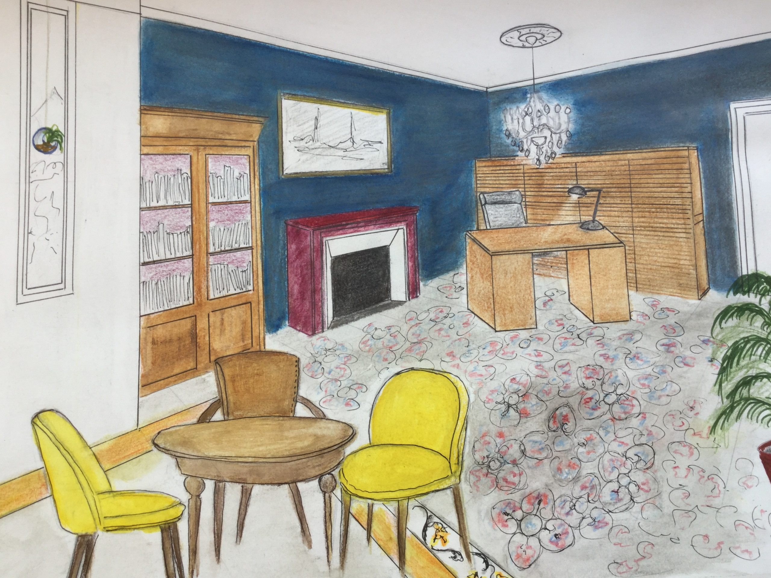 coaching décoration d'une pièce bureau salon