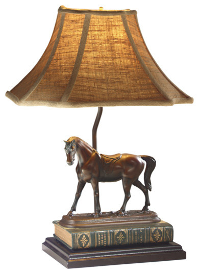 English Race Horse Lamp - Traditional - Table Lamps - by Lodgeandcabins |  Houzz
