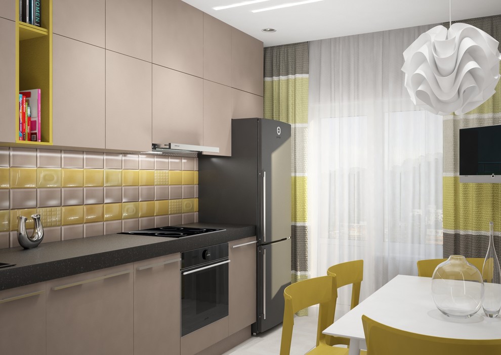 Яркая квартира для молодой пары