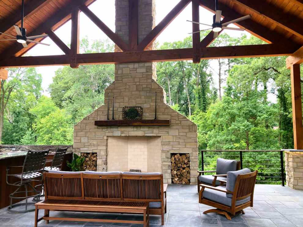 Timber Frame Outdoor Kitchen