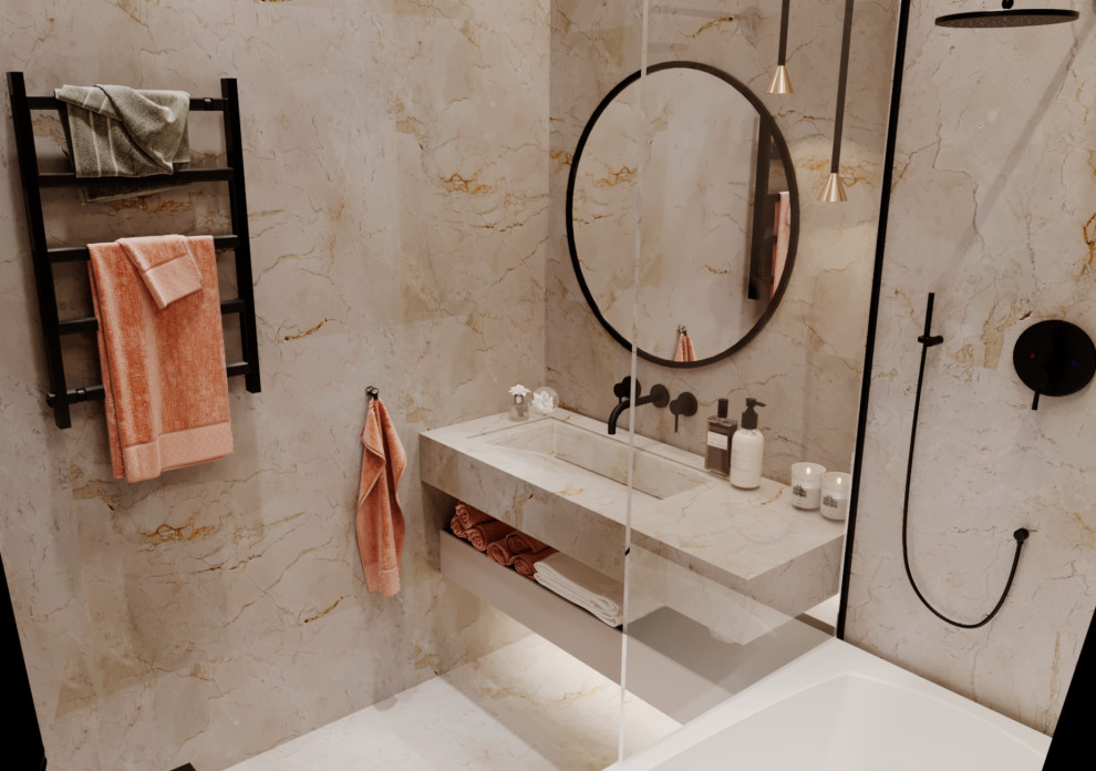 Квартира в мягких оттенках минимализма