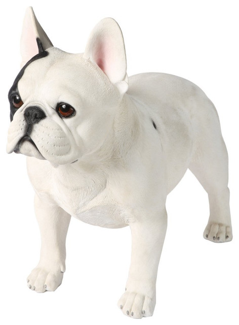 French Bulldog Figurine Hand Painted Collectible Statue 