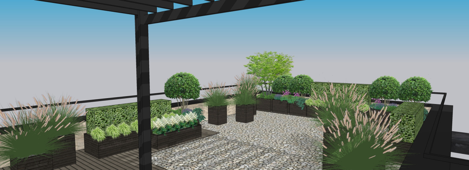 Проект озеленения эксплуатируемой кровли