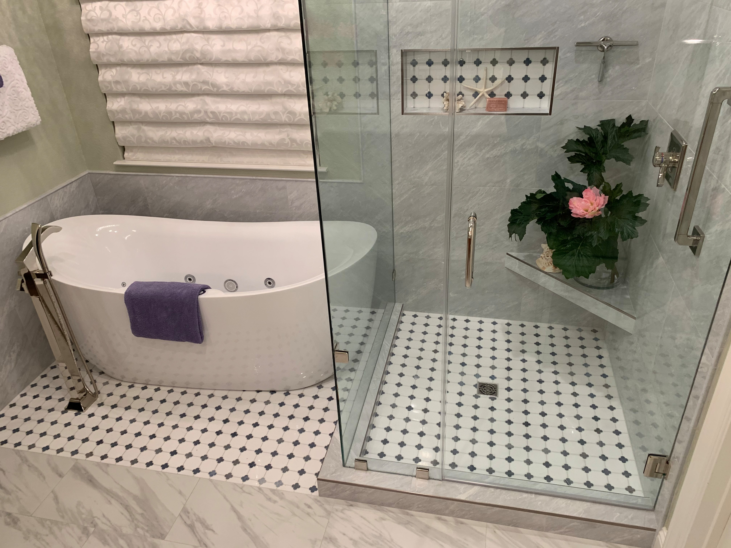 UPDATED TUB & SHOWER COMBINATION