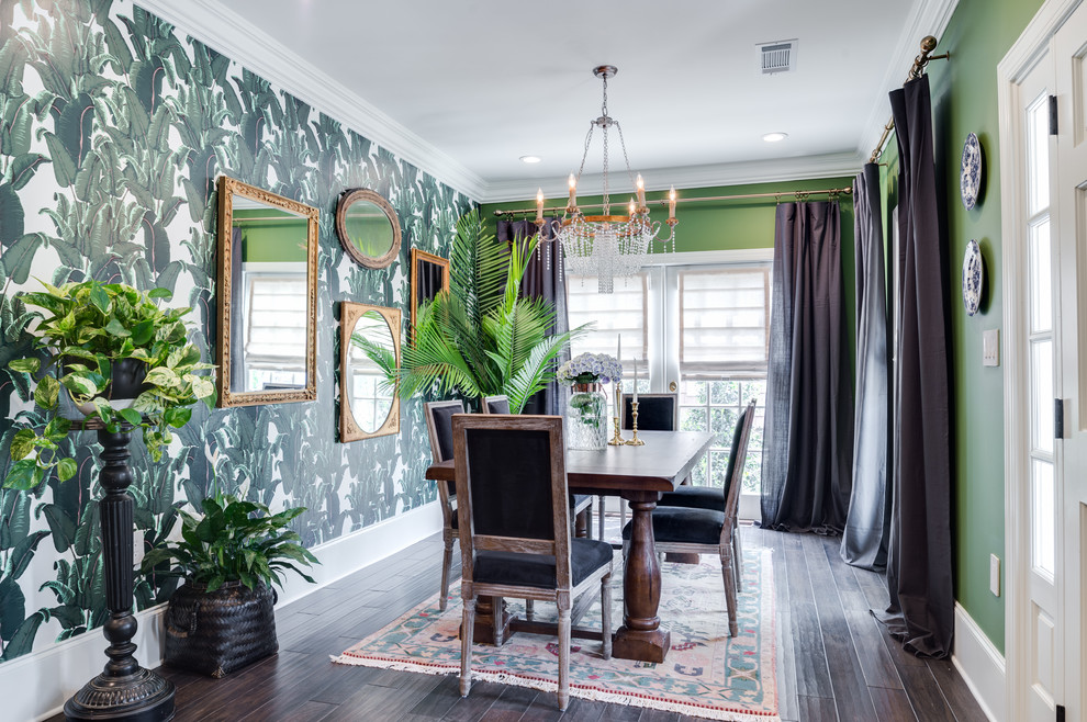 Dining room - transitional dining room idea