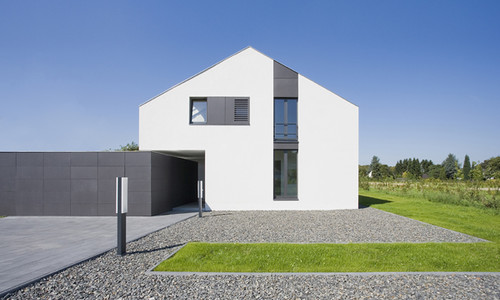 Hausfassade Modern Grau - Heimidee