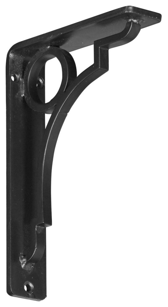 Foster Wrought Iron Bracket, 1 1/2"W x 5 1/2"D x 8"H Contemporary