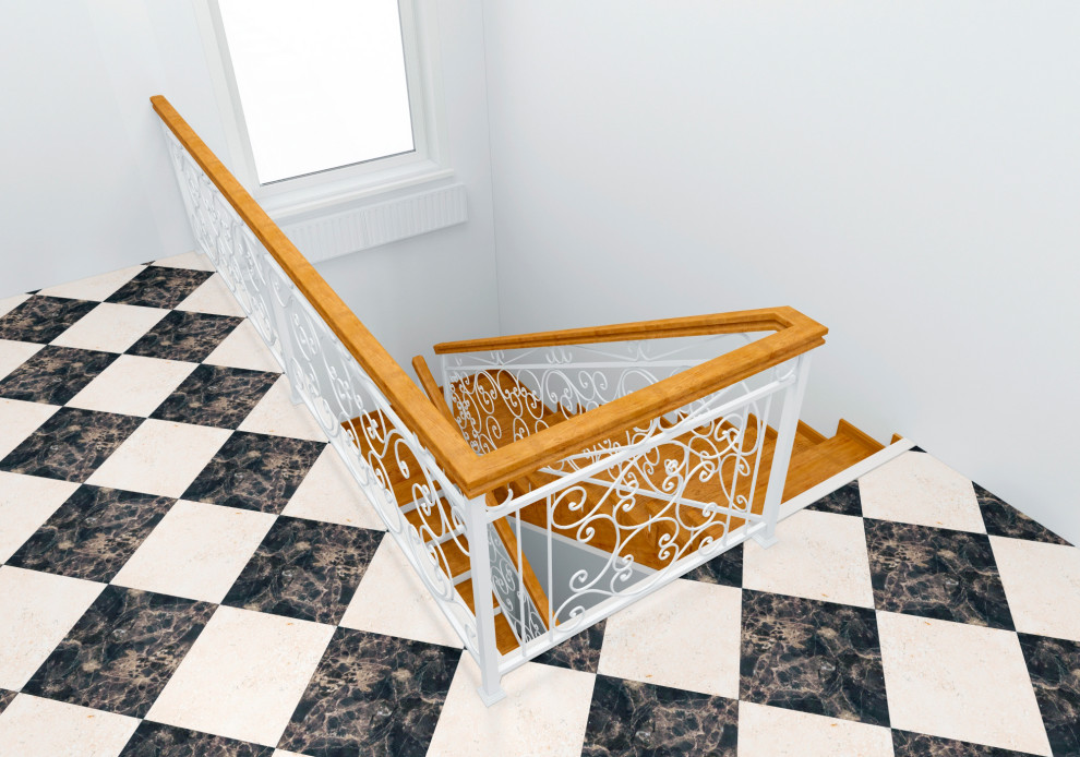 Облицовка каркаса массивом ясеня