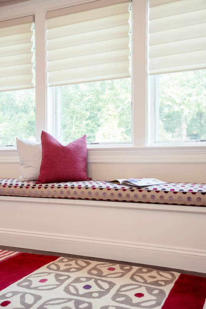 Example of a transitional bedroom design in DC Metro