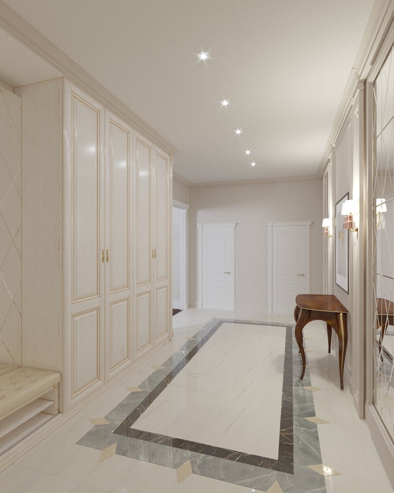 Классика. Проект в пос."Снегири" в г.Томск 2019 г.