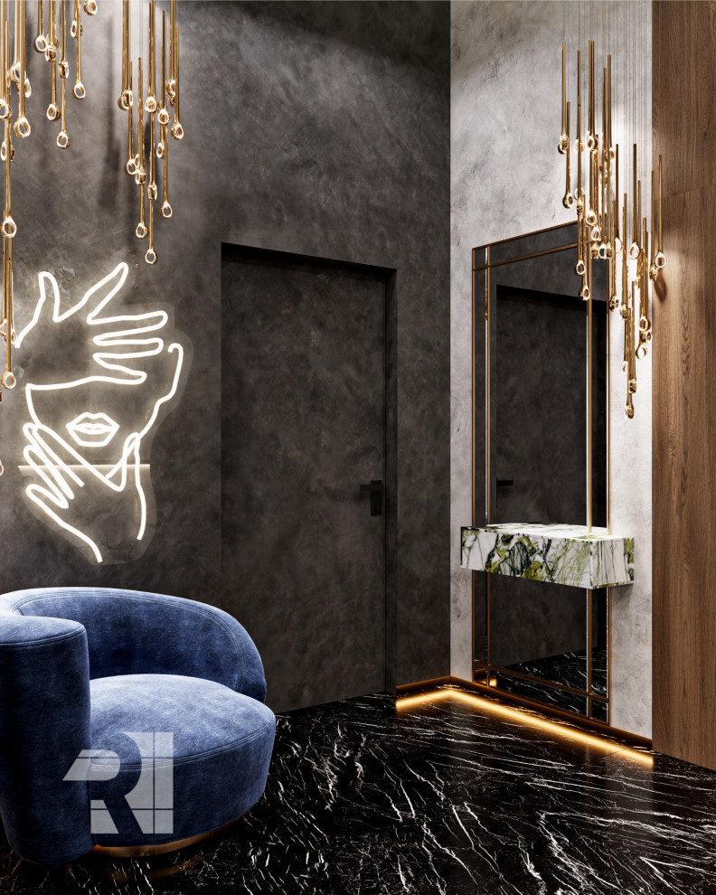 Дизайн салона красоты в стиле современный ар-деко