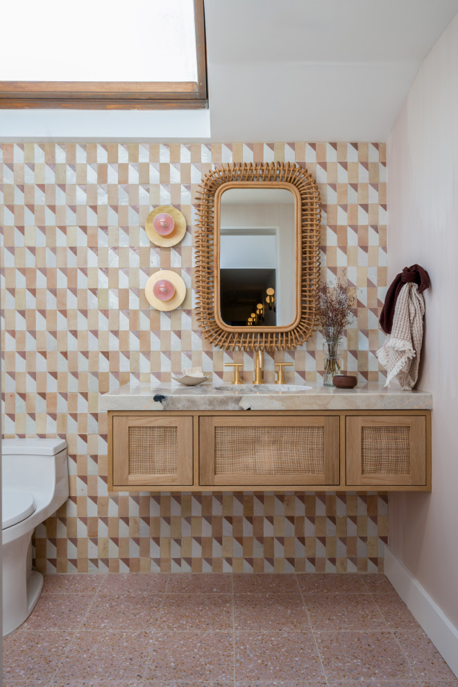 Point Loma Remodel - Midcentury - Powder Room - San Diego - by popix ...