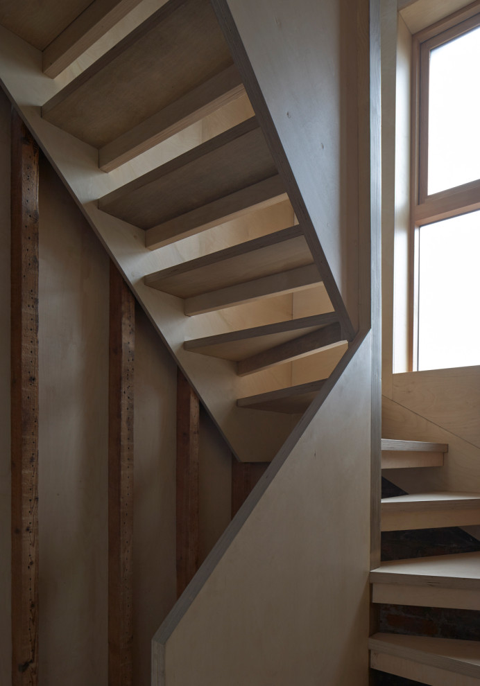 Design ideas for a medium sized urban staircase in London.