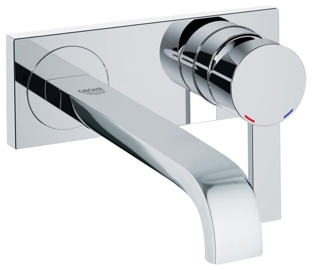 Grohe 19 387 A Allure 1 2 Gpm Wall Mounted Bathroom Faucet