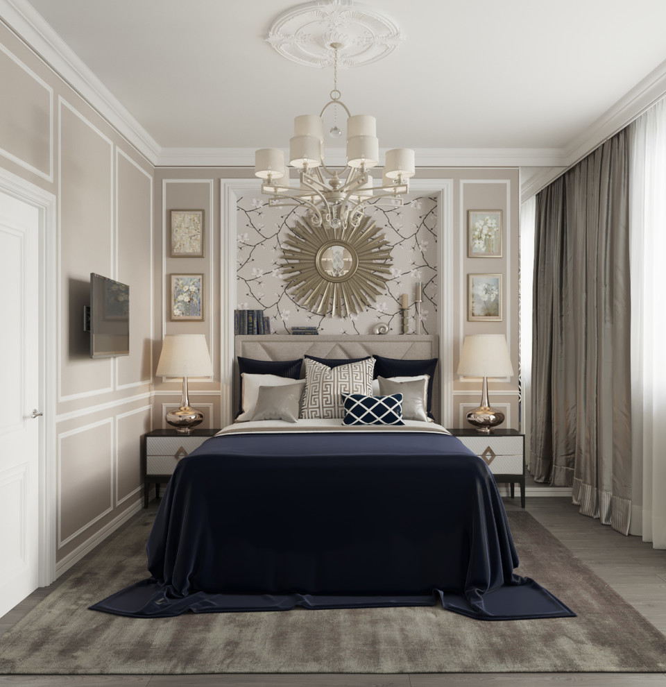Дизайн-проект спальни в ЖК "Академ Парк"