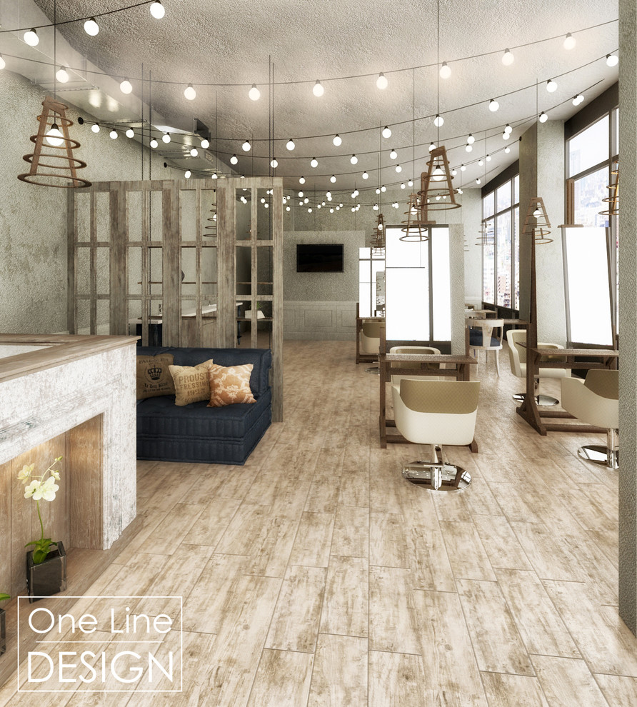 Салон красоты в стиле лофт