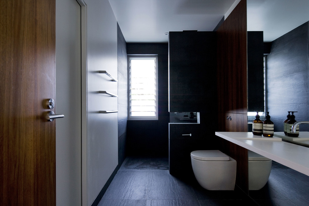 Contemporary bathroom in Sydney.