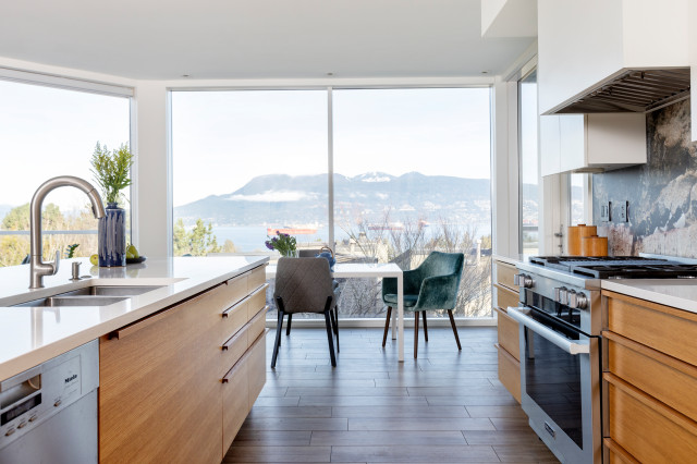West 3rd contemporary-kitchen