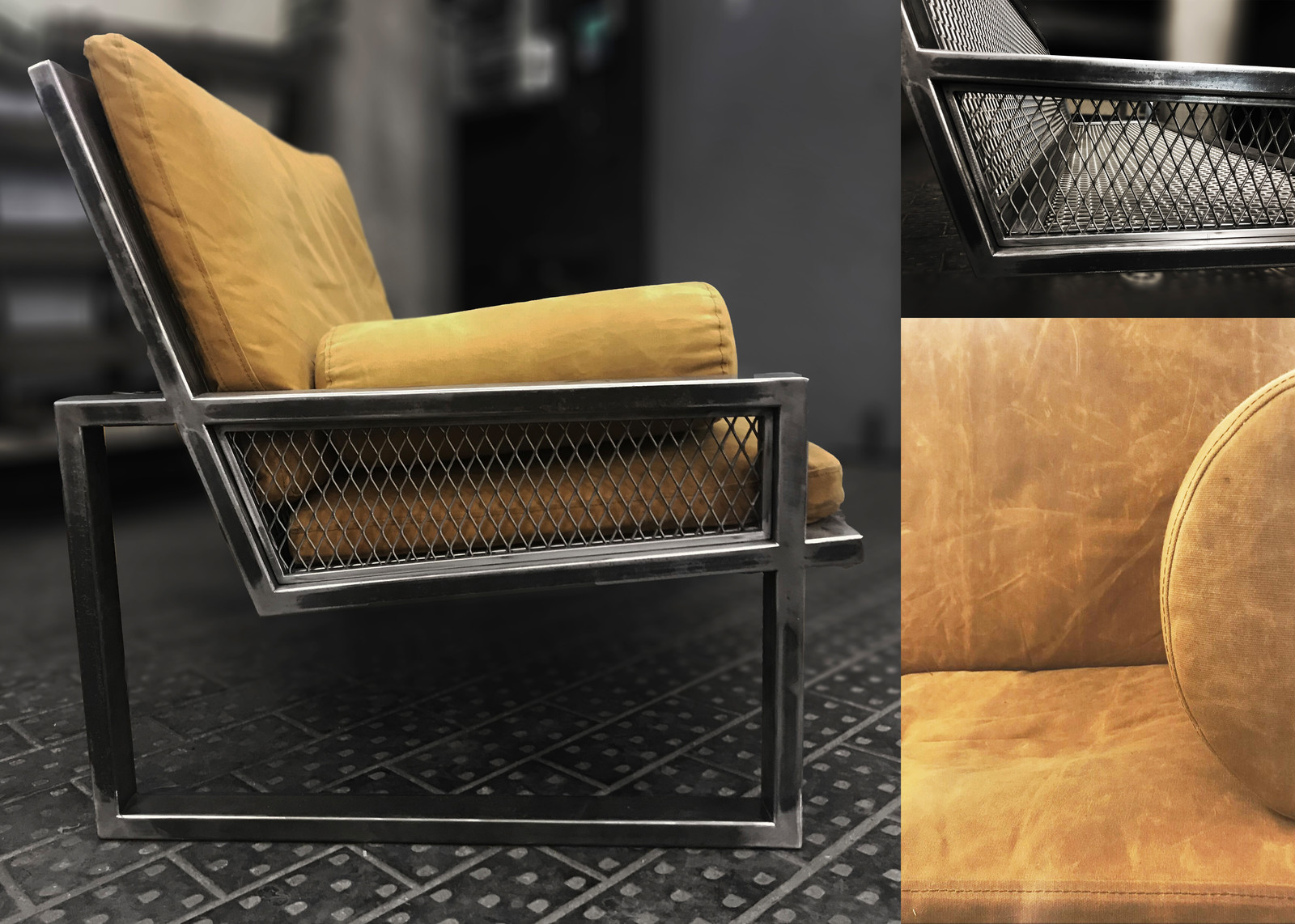 Металический диван "Лофт"