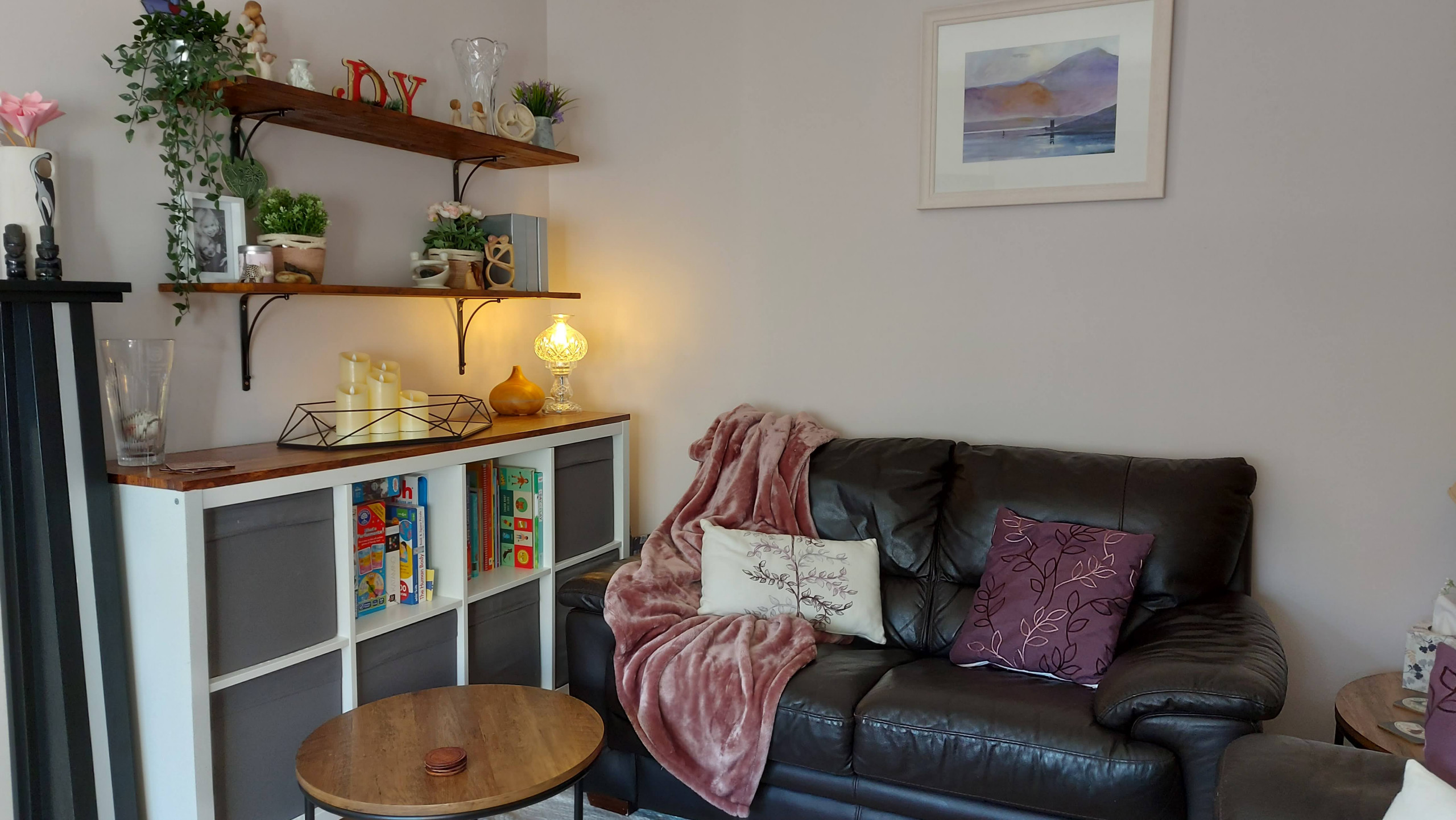 Consultation décoration salon cocooning - Scandinavian - Living Room - Lyon  - by La Conserverie d'Intérieurs