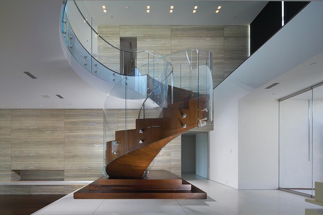 Contemporary Staircase contemporary-trappa
