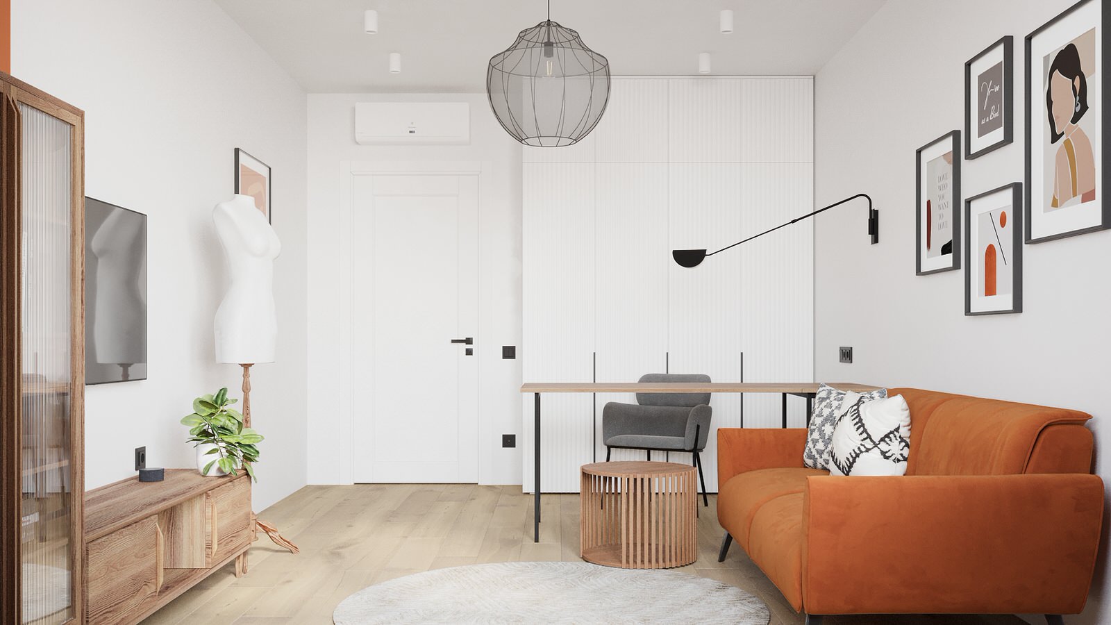 Дизайн проект квартиры ЖК Панин 72м