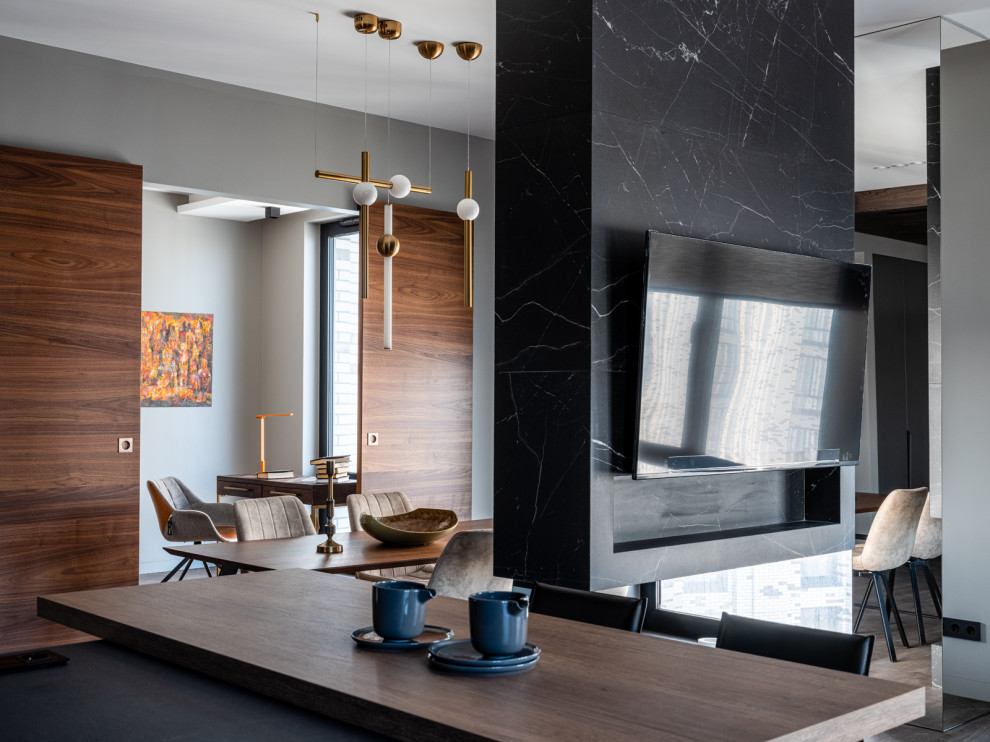 Реализованный проект квартиры 90м2 в ЖК Пресня сити