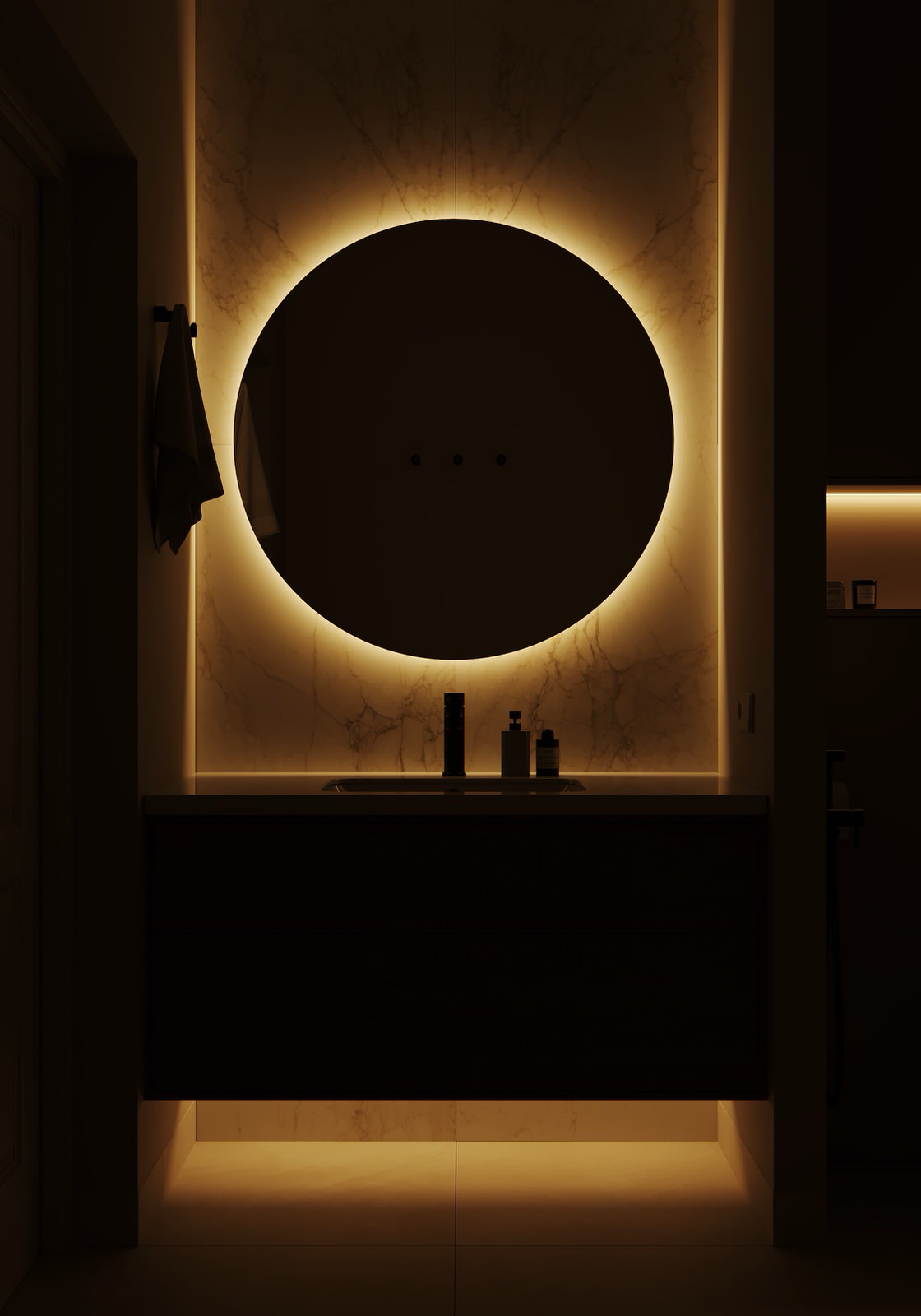 Санузлы (Частный дом в Малой Валяевке, Пензенская область)